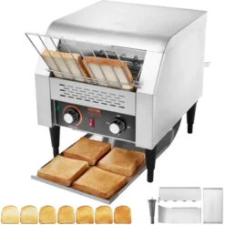 VEVOR Commercial Conveyor Toaster, 300 Slices/Hour Conveyor Belt Toaster, Heavy Duty Stainless Steel Commercial Toaster Oven -Aesthtic Interiors GUEST 9bde4eae 56e0 4950 9e85 38017c7bb43b