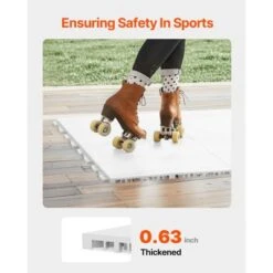 VEVOR Dryland Tiles For Hockey Floor Mat, 12 X 12 In 15 Pcs Interlocking Versatile Training Surface, Dance Floor Tiles, Hockey Training Equipment -Aesthtic Interiors GUEST 9bf29be1 6eae 4c55 a405 b9cf2b6b670b