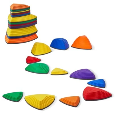 VEVOR Balance Stepping Stones For Kids, 12 PCS, Up To 220 Lbs, Non-Slip Toddlers Sensory Stepping Stones, Toys For Children Aged 3 4 5 6 7 8+ 8 VEVOR Balance Stepping Stones For Kids, 12 PCS, Up To 220 Lbs, Non-Slip Toddlers Sensory Stepping Stones, Toys For Children Aged 3 4 5 6 7 8+ - Image 8
