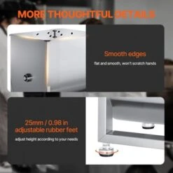 VEVOR Manual Meat Mixer, 80L Fixed Tank Meat Processing Equipment(Mixing Max 80LBS For Meat), Stainless Steel Meat Mixer, Silver 13 VEVOR Manual Meat Mixer, 80L Fixed Tank Meat Processing Equipment(Mixing Max 80LBS For Meat), Stainless Steel Meat Mixer, Silver -Aesthtic Interiors GUEST 9ca284db 5e89 4f76 a613 cfa1d9930605