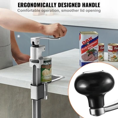VEVOR Manual Can Opener, Sturdy Tabletop Can Opener For Big Cans, Robust Can Opener With Stand, Height-Adjustable Professional Jar Opener 6 VEVOR Manual Can Opener, Sturdy Tabletop Can Opener For Big Cans, Robust Can Opener With Stand, Height-Adjustable Professional Jar Opener - Image 6