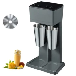 VEVOR Milkshake Maker, 375W X 2 Electric Milkshake Machine, Double Heads Drink Mixer Blender Machine, 3-Speed Milkshake Mixer, Gray -Aesthtic Interiors GUEST 9d9c01ae 7962 4422 8681 7447f54d87b6