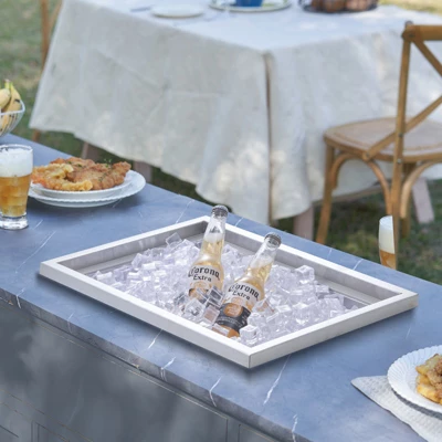 VEVOR Drop In Ice Chest, 20"L X 14"W X 12"H Stainless Steel Ice Cooler, Commercial Ice Bin With Cover, 40 Qt Outdoor Kitchen Ice Bar 1 VEVOR Drop In Ice Chest, 20"L X 14"W X 12"H Stainless Steel Ice Cooler, Commercial Ice Bin With Cover, 40 Qt Outdoor Kitchen Ice Bar