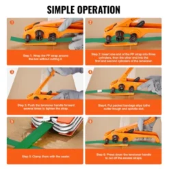 VEVOR Banding Strapping Kit With Strapping Tensioner Tool, Banding Sealer Tool, 300 Metal Seals, 1000ft Length PET Band, Pallet Packaging Strapping 12 VEVOR Banding Strapping Kit With Strapping Tensioner Tool, Banding Sealer Tool, 300 Metal Seals, 1000ft Length PET Band, Pallet Packaging Strapping -Aesthtic Interiors GUEST 9eedf86a 8cd5 41b8 805f ff2fe5387ffb