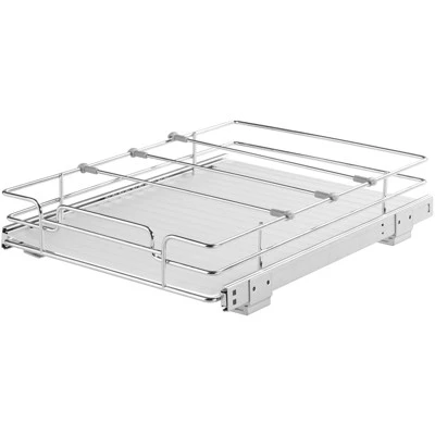 VEVOR 12"W X 17"D Pull Out Cabinet Organizer, Heavy Duty Slide Out Pantry Shelves, Chrome-Plated Steel Roll Out Drawers, Sliding Drawer Storage 8 VEVOR 12"W X 17"D Pull Out Cabinet Organizer, Heavy Duty Slide Out Pantry Shelves, Chrome-Plated Steel Roll Out Drawers, Sliding Drawer Storage - Image 8