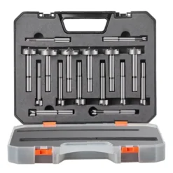 VEVOR Forstner Bit Set, 16 Pcs Forstner Drill Bits Set, 1/4" To 1-5/8", Carbon Steel, With Universal Round Shank, Forstner Drill Bit -Aesthtic Interiors GUEST a1595c41 c44e 4b07 a77d da5d1b59bc4a