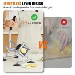 VEVOR Commercial Vegetable Slicer, 1/4"+3/8"+1/2" Fruit Slicer, Stainless Steel And Aluminum Alloy Vegetable Cutter Slicer Machine, Manual Slicer 10 VEVOR Commercial Vegetable Slicer, 1/4"+3/8"+1/2" Fruit Slicer, Stainless Steel And Aluminum Alloy Vegetable Cutter Slicer Machine, Manual Slicer -Aesthtic Interiors GUEST a27ddcd4 b8a7 4a3b bbf5 7070fca07320