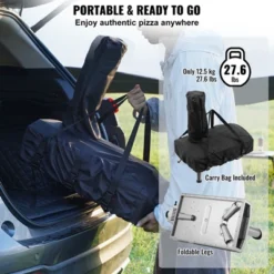 VEVOR Dual Fuel Pizza Oven For Outdoor Use, 12" Portable Pizza Oven, Pellet & Gas Powered Outdoor Pizza Oven With Thickened Cordierite Pizza Stone -Aesthtic Interiors GUEST a3eebcf0 3e03 44a1 a345 4fa1d058b4d6