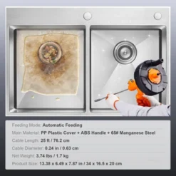 VEVOR Drain Auger 25Ft, Plumbing Snake Auto Feed, Plumbers Snake With Drill Attachment, Pipe Snake Drain Clog Remover, Orange&Black -Aesthtic Interiors GUEST a446b770 5182 43fc 87a6 d654f1b905e5