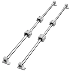 VEVOR Linear Guide Set, SFC20 1000mm, Comes With Two 39.4 In/1000 Mm SFC20 Guides, Four SC20 Slide Blocks, And Four Guide Supports,silver -Aesthtic Interiors GUEST a6aded73 b637 460d 9943 b09f29b9715b
