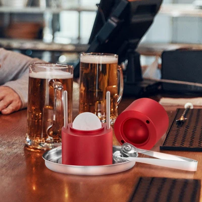 VEVOR Ice Ball Press, 2.4" Ice Ball Maker, Aircraft Al Alloy Ice Ball Press Kit For 60mm Ice Sphere, Ice Press With Tong And Drip Tray 1 VEVOR Ice Ball Press, 2.4" Ice Ball Maker, Aircraft Al Alloy Ice Ball Press Kit For 60mm Ice Sphere, Ice Press With Tong And Drip Tray