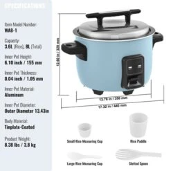 VEVOR Commercial Rice Cooker, 40-Cup Rice Cooker, 8.45 Qt / 8 Liter Large Rice Cooker And Warmer With Nonstick Inner Pot, Fast Cooking -Aesthtic Interiors GUEST a8367c82 25f9 4ac2 aec5 519cb699fd5b