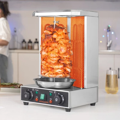 VEVOR Shawarma Grill Machine, 13lbs Capacity, Chicken Cooker Machine, 122℉-572℉ Electric Vertical Broiler Gyro Rotisserie Oven Doner Kebab Machine 1 VEVOR Shawarma Grill Machine, 13lbs Capacity, Chicken Cooker Machine, 122℉-572℉ Electric Vertical Broiler Gyro Rotisserie Oven Doner Kebab Machine