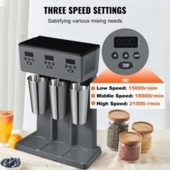 VEVOR Milkshake Maker, 375W X 3 Electric Milkshake Machine, Commercial Triple Heads Drink Mixer Blender, Intelligent Microswitch, Gray 12 VEVOR Milkshake Maker, 375W X 3 Electric Milkshake Machine, Commercial Triple Heads Drink Mixer Blender, Intelligent Microswitch, Gray -Aesthtic Interiors GUEST ab791bb7 8f3e 4ff5 b069 dd32cd5abb40