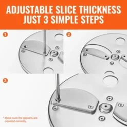 VEVOR Electric Vegetable Slicer, 4 In 1 Multifunctional Food Cutter, 200W Vegetable Chopper For Slicing Shredding Dicing And Slitting -Aesthtic Interiors GUEST ac68b59b 3ff5 4f6e b0f0 5f6eee5e0fb3