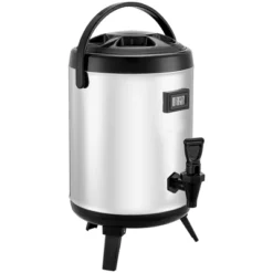 VEVOR Insulated Beverage Dispenser, 1.5 Gal/6L Stainless Steel Thermal Drink Server With Spigot & Temp Display, For Hot And Cold Drinks, Silver -Aesthtic Interiors GUEST ac8fd8d1 e8fd 4726 a6f0 468797c616b9