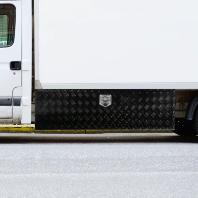 VEVOR Underbody Truck Box, 60" X 17" X 18" Pickup Storage Box, Heavy Duty Aluminum Diamond Plate Tool Box With Lock And Keys 1 VEVOR Underbody Truck Box, 60" X 17" X 18" Pickup Storage Box, Heavy Duty Aluminum Diamond Plate Tool Box With Lock And Keys