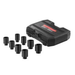 VEVOR Axle Nut Impact Socket Set, 1/2" Drive Deep 12-Point 8-Piece Metric Spindle Nut Socket Set, CR-MO Heat Treated Large Socket Set Black 15 VEVOR Axle Nut Impact Socket Set, 1/2" Drive Deep 12-Point 8-Piece Metric Spindle Nut Socket Set, CR-MO Heat Treated Large Socket Set Black -Aesthtic Interiors GUEST affbbc2f a3bb 4a05 9985 b7f924fe4592