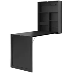 VEVOR Wall Mounted Desk, Fold Out Convertible Desk, Multi-Function Folding Wall Table With Chalkboard For Home Office, Space Saving Computer Desk -Aesthtic Interiors GUEST b075b0fe ede0 4199 8b96 14451c6fdab0