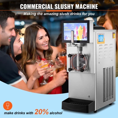 VEVOR Commercial Slushy Machine, 8L / 2.1 Gal Single Bowl, Cool And Freeze Modes, 1050W Stainless Steel Margarita Smoothie Frozen Drink Maker 2 VEVOR Commercial Slushy Machine, 8L / 2.1 Gal Single Bowl, Cool And Freeze Modes, 1050W Stainless Steel Margarita Smoothie Frozen Drink Maker - Image 2