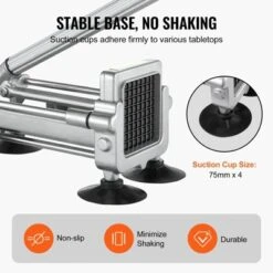 VEVOR French Fry Cutter, Potato Slicer With 1/2-Inch And 3/8-Inch Stainless Steel Blades, Manual Potato Cutter Chopper With Suction Cups 12 VEVOR French Fry Cutter, Potato Slicer With 1/2-Inch And 3/8-Inch Stainless Steel Blades, Manual Potato Cutter Chopper With Suction Cups -Aesthtic Interiors GUEST b3f58b32 fdc3 430f affb 876a887e4425