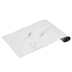 VEVOR Self Adhesive Vinyl Floor Tiles 390 X 23.6 Inch, 1.5mm Thick Peel & Stick, White Marble Texture DIY Flooring For Kitchen, Dining Room -Aesthtic Interiors GUEST b41351eb d481 4f3b bf88 58e8be02ff87