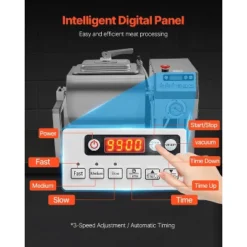 VEVOR Commercial Meat Tumbler Marinator, 20L Vacuum Tumbler Marinating Machine With Bidirectional Rotation And 3-Speed, Silver -Aesthtic Interiors GUEST b41eba2e 310c 4f30 880c 179606dfaa7e