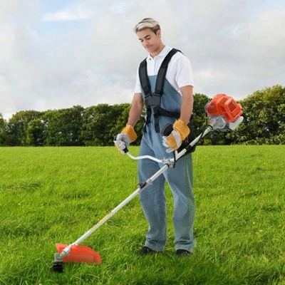 VEVOR String Trimmer, 42.7CC 2-Stroke, Gas Powered Weed Wacker, 16.9" Cordless Grass Trimmer, Multi-Functional Lawn Edger With Shoulder Strap 1 VEVOR String Trimmer, 42.7CC 2-Stroke, Gas Powered Weed Wacker, 16.9" Cordless Grass Trimmer, Multi-Functional Lawn Edger With Shoulder Strap