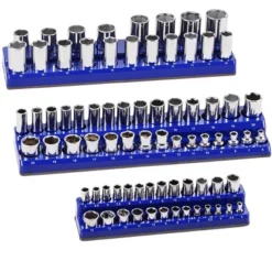 VEVOR Magnetic Socket Organizer Set, 3PCS Magnetic Socket Holder, 1/4'', 3/8'' & 1/2'' Metric Socket Trays With Clear Labels -Aesthtic Interiors GUEST b4526f61 9205 43cb b9c6 d9ce84ee6c19