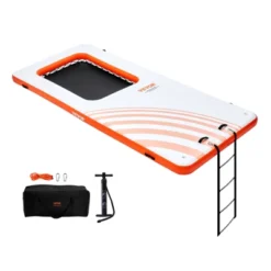 VEVOR Inflatable Floating Dock, 15x6.5FT Inflatable Dock Platform With 4*6FT Trampoline Mesh Pool, Non-Slip Floating Platform Water Mat -Aesthtic Interiors GUEST b4d587a7 10e4 4ba6 8d59 6bda2b2795d3