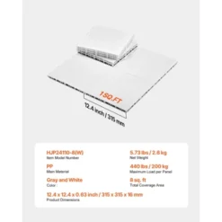 VEVOR Dryland Tiles For Hockey Floor Mat, 12 X 12 In 8 Pcs Interlocking Versatile Training Surface, Dance Floor Tiles, Hockey Training Equipment -Aesthtic Interiors GUEST b64a7ac6 9428 47b5 b384 b391a3eb2631