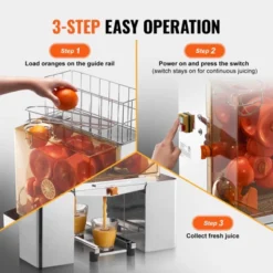 VEVOR Commercial Orange Juicer Machine, 120W Automatic Juice Extractor, Stainless Steel Orange Squeezer For 20 Oranges Per Minute 13 VEVOR Commercial Orange Juicer Machine, 120W Automatic Juice Extractor, Stainless Steel Orange Squeezer For 20 Oranges Per Minute -Aesthtic Interiors GUEST b6f56405 0879 4cc8 a03c 6812a70e3dcb