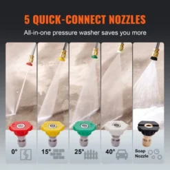 VEVOR Gas Pressure Washer, 3600 PSI 2.6 GPM, Gas Powered Pressure Washer With Copper Pump, Spray Gun And Extension Wand, Black -Aesthtic Interiors GUEST b8519090 2c70 4b59 985c 0867725294ff