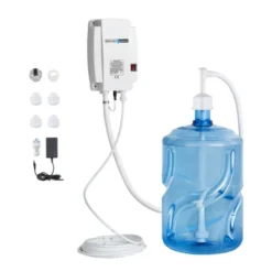 VEVOR Bottled Water Dispenser Pump System, 5 Gallon Dispensing System, Automatic Electric Water Dispenser, Single Inlet Water Jug Pump, White -Aesthtic Interiors GUEST bbd988d0 85b3 4ea7 b1c4 e5a92508488a