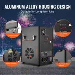 VEVOR Cold Spark Machine, 4 Pack 700W Output Fireworks Controllers, 6.6-16.4ft Adjustable Height, With Advanced DMX System, Screen, Black -Aesthtic Interiors GUEST bbe72a25 eb64 40f8 ad17 8931073ca3b0