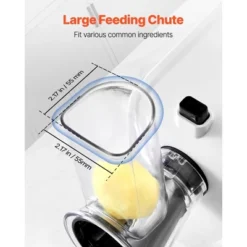 VEVOR Electric Cheese Grater Salad Maker, 200W Salad Shooter, Electric Vegetable Slicer Shredder Chopper For Fruits With 5 Attachments, White 11 VEVOR Electric Cheese Grater Salad Maker, 200W Salad Shooter, Electric Vegetable Slicer Shredder Chopper For Fruits With 5 Attachments, White -Aesthtic Interiors GUEST bc5b74d8 e497 44b2 acf9 6eefa25959e4