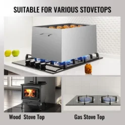 VEVOR Water Bath Canner, 15 Quart Stove Top Canner Pot, Boiling Water Canners With 2 Canning Racks, 304 Food Grade Stainless Steel Stock Pot, Silver 13 VEVOR Water Bath Canner, 15 Quart Stove Top Canner Pot, Boiling Water Canners With 2 Canning Racks, 304 Food Grade Stainless Steel Stock Pot, Silver -Aesthtic Interiors GUEST bcbe07b1 9ff2 4a38 9587 d56a155e08ba