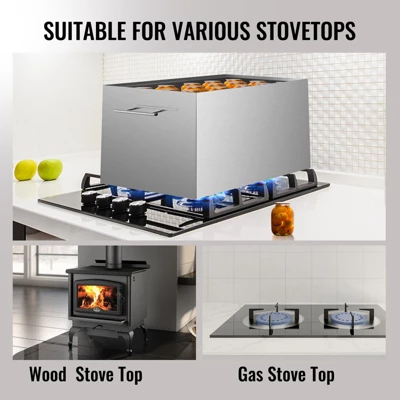 VEVOR Water Bath Canner, 15 Quart Stove Top Canner Pot, Boiling Water Canners With 2 Canning Racks, 304 Food Grade Stainless Steel Stock Pot, Silver 6 VEVOR Water Bath Canner, 15 Quart Stove Top Canner Pot, Boiling Water Canners With 2 Canning Racks, 304 Food Grade Stainless Steel Stock Pot, Silver - Image 6