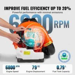 VEVOR Backpack Leaf Blower, 79CC 2-Cycle Gas Leaf Blower With 3L Fuel Tank, 930CFM Air Volume 184MPH Speed, Ideal For Lawn Care, Leaf Cleaning 9 VEVOR Backpack Leaf Blower, 79CC 2-Cycle Gas Leaf Blower With 3L Fuel Tank, 930CFM Air Volume 184MPH Speed, Ideal For Lawn Care, Leaf Cleaning -Aesthtic Interiors GUEST bd015cb2 a9da 4948 a3ea 0bd3c784e050