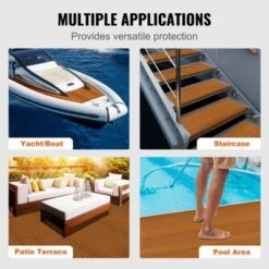 VEVOR Boat Flooring, EVA Foam Boat Decking 94.5" X 46", Non-Slip Self-Adhesive Flooring, 29.9 Sq.ft Marine Carpet For Boats, Yacht, Pontoon -Aesthtic Interiors GUEST bd2fb62d dad6 44b6 87cc d5b4bef12d9b