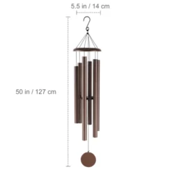 VEVOR Wind Chimes For Outside, 50", Deep Tone Wind Chimes With 6 Tubes, Unique Large Memorial Wind Chimes For Anniversary, Copper Vein -Aesthtic Interiors GUEST bf3ff163 218b 4c02 b239 1324a96a9667