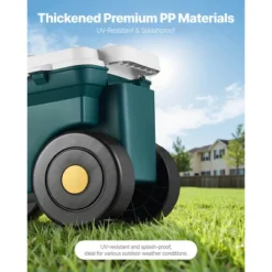 VEVOR Garden Scooter With Seat, 2 In 1 Rolling Garden Cart With Storage Bin, Outdoor Wagon With Handle, Green -Aesthtic Interiors GUEST c0f4e5e1 cbf2 4a8b b35e 6b999d605b80