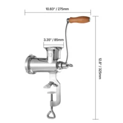 VEVOR Manual Meat Grinder, 304 Stainless Steel Hand Meat Grinder With Steel Table Clamp, Meat Mincer Sausage Maker, Silver -Aesthtic Interiors GUEST c20eb7fa ebc5 4d47 b477 d87a9aa21d51