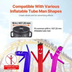 VEVOR Inflatable Tube Man Blower, 1 HP, Blower Fan For Wacky Waving Inflatable Tube Guy, PP Shell, IPX3 Waterproof, Black(No Inflatable) 9 VEVOR Inflatable Tube Man Blower, 1 HP, Blower Fan For Wacky Waving Inflatable Tube Guy, PP Shell, IPX3 Waterproof, Black(No Inflatable) -Aesthtic Interiors GUEST c2c9d5f3 f514 4f8b 8d77 55bebd612289