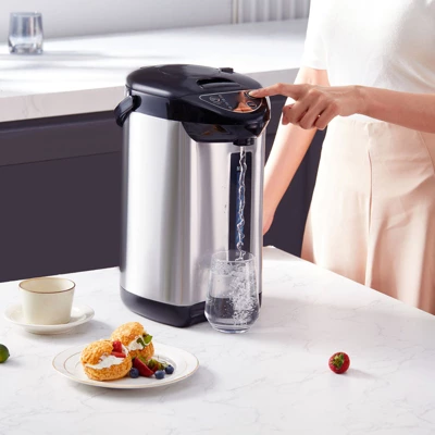 VEVOR Hot Water Dispenser, Adjustable 4 Temperatures Water Boiler And Warmer, 304 Stainless Steel Countertop Water Heater, 3-Way Dispense, 4L/135 Oz 1 VEVOR Hot Water Dispenser, Adjustable 4 Temperatures Water Boiler And Warmer, 304 Stainless Steel Countertop Water Heater, 3-Way Dispense, 4L/135 Oz