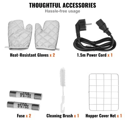 VEVOR Electric Oil Press Machine, 850W Stainless Steel Oil Extractor Machine, 0-300℃ / 32 - 572 ℉ Adjustable Temperature, Silver 6 VEVOR Electric Oil Press Machine, 850W Stainless Steel Oil Extractor Machine, 0-300℃ / 32 - 572 ℉ Adjustable Temperature, Silver - Image 6