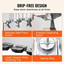 VEVOR Commercial Beverage Dispenser, 3 Tanks 18 L / 19 QT Per Tank Juice Dispenser, 512W Stainless Steel Ice Tea Drink Machine -Aesthtic Interiors GUEST c3ae6db6 d5f3 40ca 80ff a12d2a37c9fa