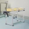 VEVOR Belt Conveyor, 59 X 15.7 Inch Conveyor Table, Heavy Duty Stainless Steel Motorized Belt Conveyor, Silver