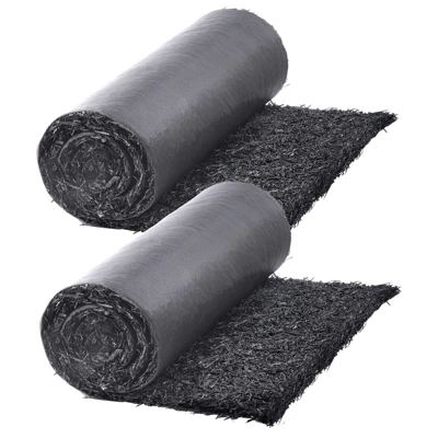 VEVOR Rubber Mulch For Landscaping, 2 Rolls Recycled Rubber Mulch Mat 96 X 22 In,Permanent Rubber Pathway,Natural-Looking Black Mulch Garden Edging 8 VEVOR Rubber Mulch For Landscaping, 2 Rolls Recycled Rubber Mulch Mat 96 X 22 In,Permanent Rubber Pathway,Natural-Looking Black Mulch Garden Edging - Image 8