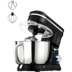 VEVOR Stand Mixer, 5QT Dough Mixer, 10+P Speeds Tilt-head Food Mixer, Kitchen Mixer With Stainless Steel Bowl, Dough Hook, Wire Whip, Black 15 VEVOR Stand Mixer, 5QT Dough Mixer, 10+P Speeds Tilt-head Food Mixer, Kitchen Mixer With Stainless Steel Bowl, Dough Hook, Wire Whip, Black -Aesthtic Interiors GUEST c6b26d06 bec2 4173 9765 0a82ba6dff99